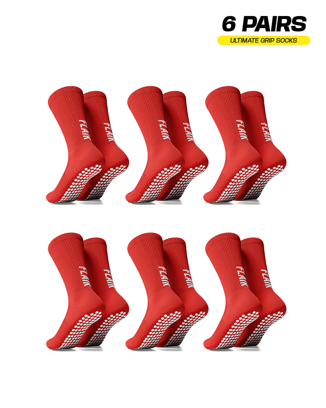 6-Pack - Pro Grip Socks - Image 4