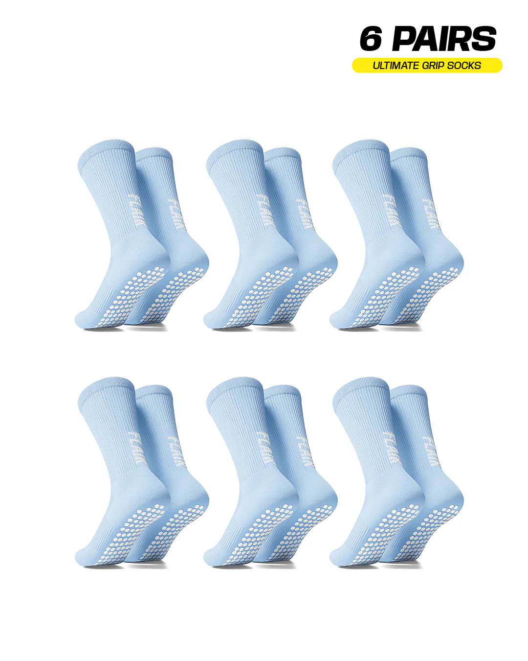 6-Pack - Pro Grip Socks - Image 6